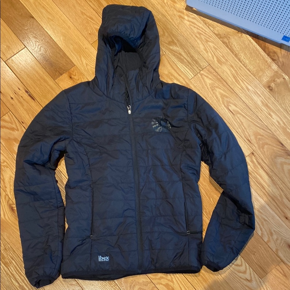 Ibex Black Hooded Jacket